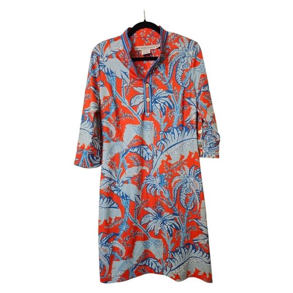 SOLD!! GRETCHEN SCOTT Printed Dress - Size Medium - Picture 1 of 10